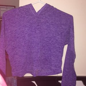 Purple crop top
